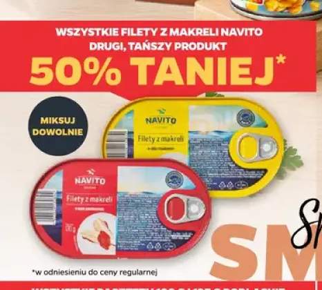 Filety z makreli w oleju rzepakowym Navito +1 wariant