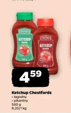 Ketchup Chestfords łagodny +1 wariant