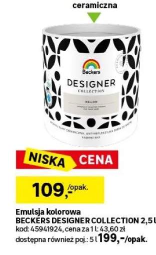 Farba ceramiczna Beckers Designer Collection Mellow 2.5 l