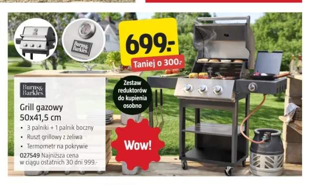Grill gazowy Burns & Barkles