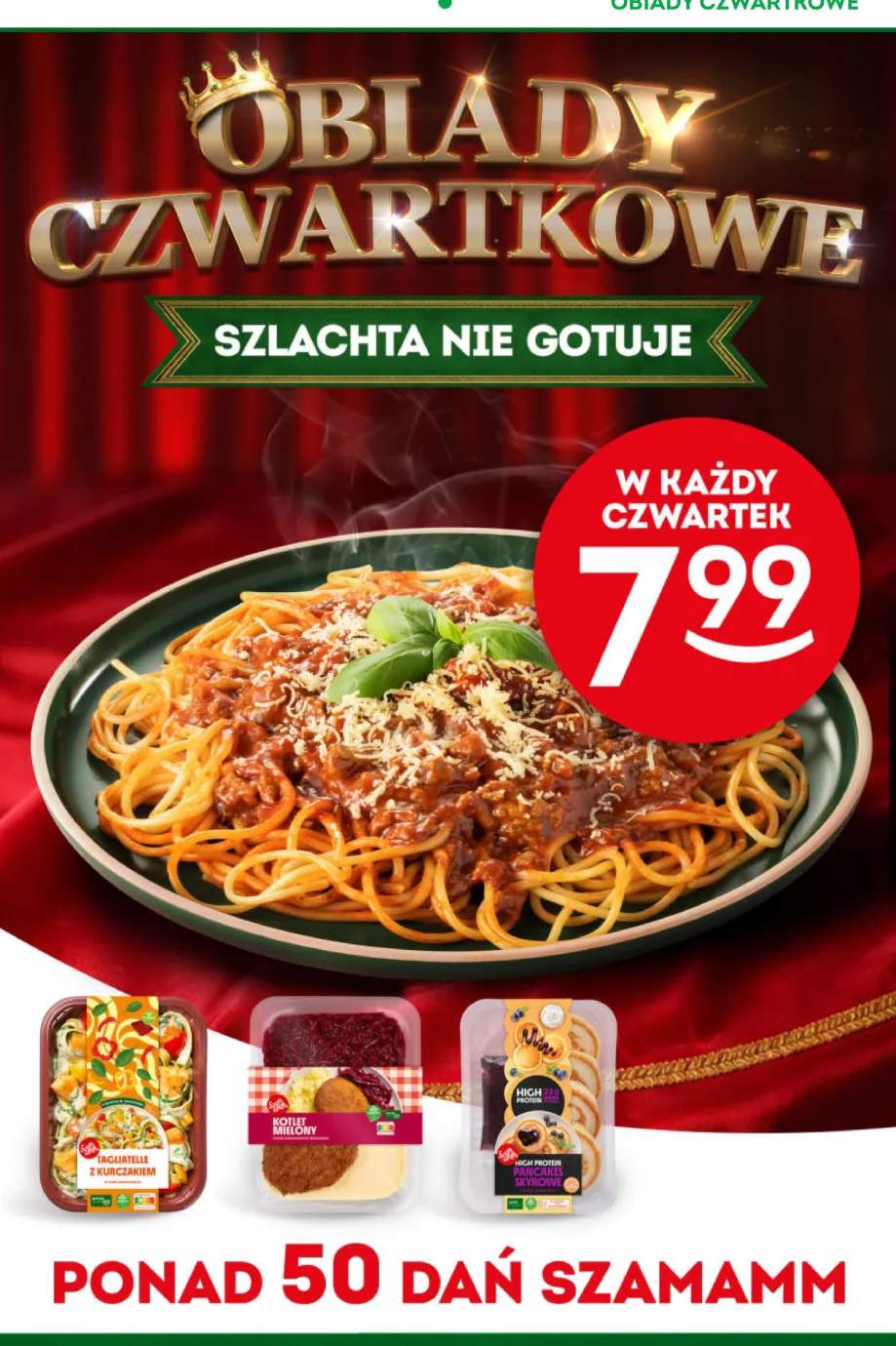 Danie gotowe Tagliatelle z kurczakiem Szamamm +3 warianty