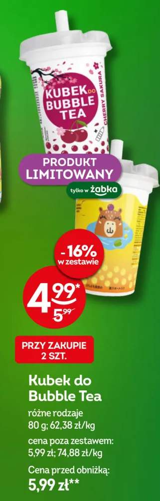 Kubek do Bubble Tea