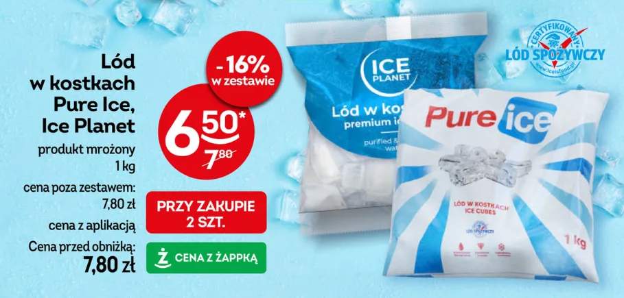 Lód w kostkach Pure Ice +1 wariant