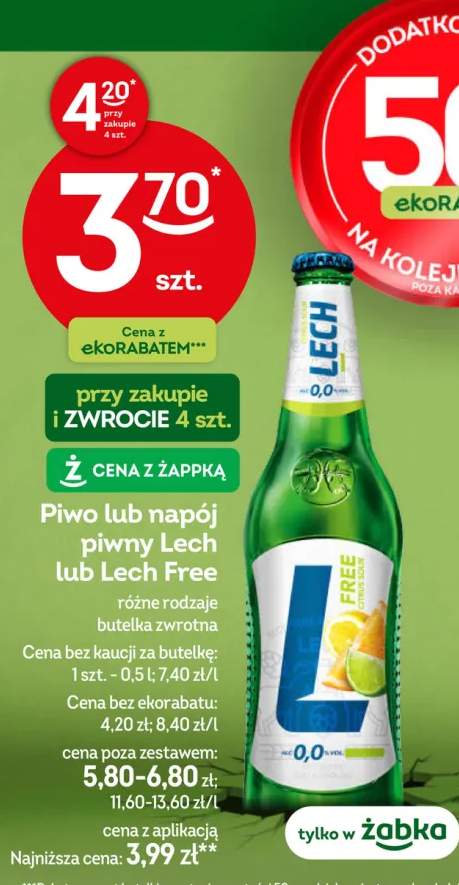 Piwo bezalkoholowe Lech Free Citrus Sour +1 wariant