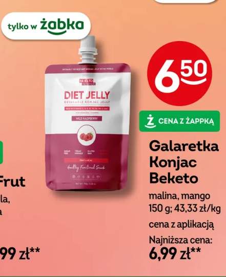 Galaretka Konjac Beketo Diet Jelly malina +1 wariant