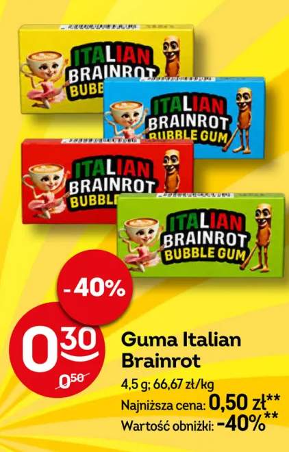 Guma do żucia Italian Brainrot