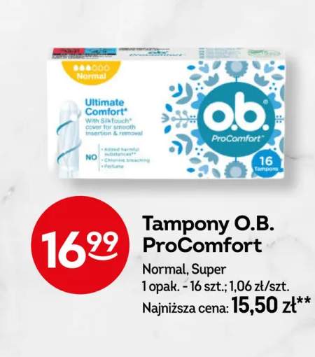 Tampony o.b. ProComfort Normal +1 wariant