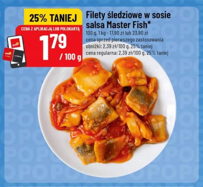Filety śledziowe w sosie salsa Master Fish