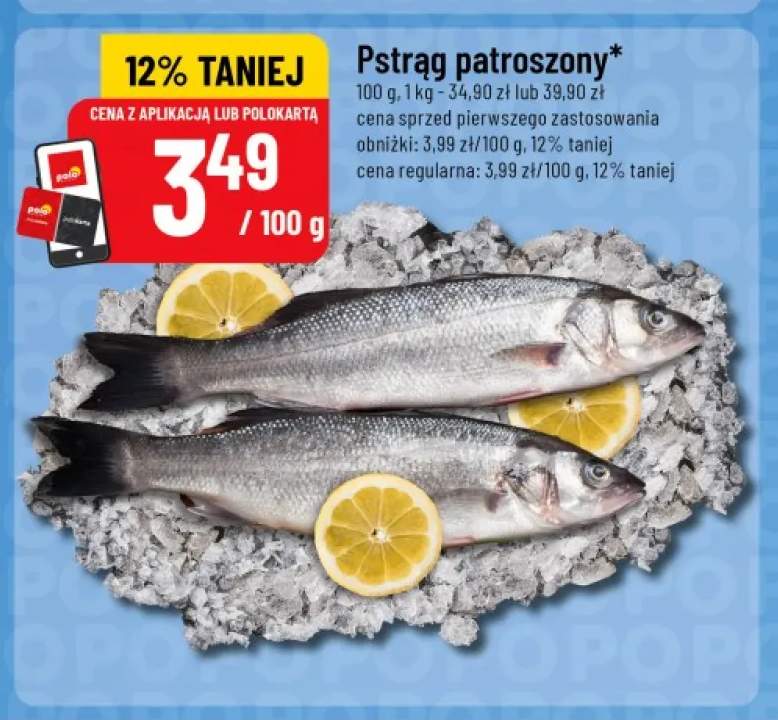 Pstrąg patroszony