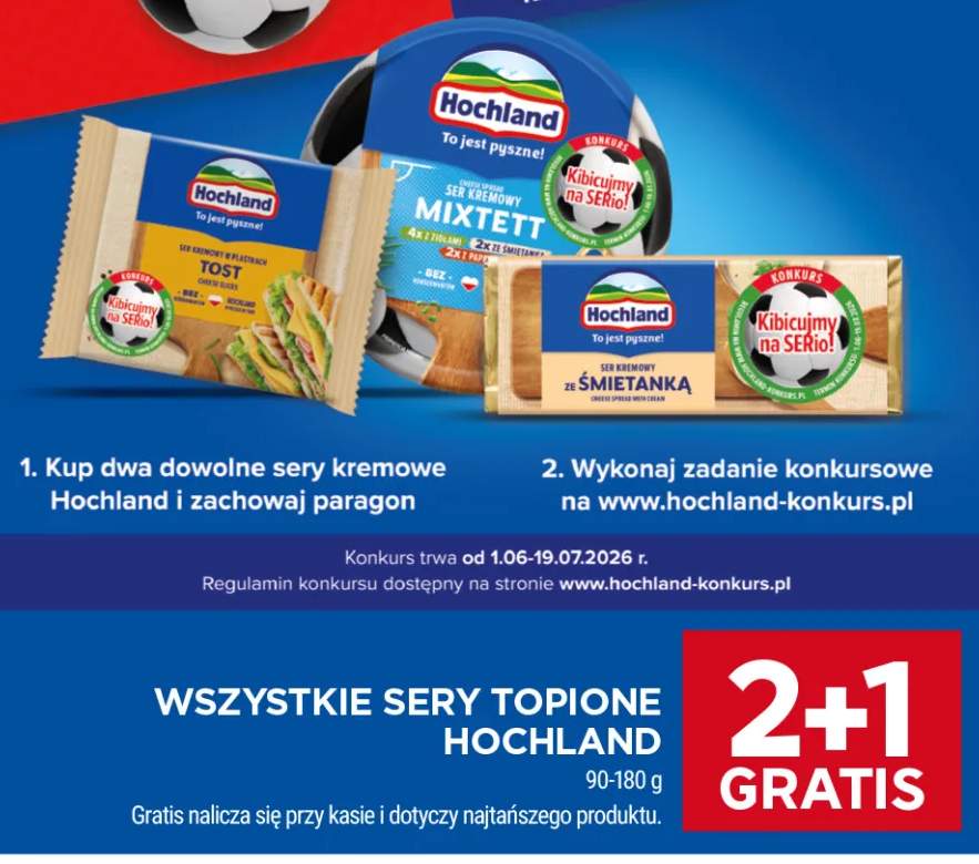 Ser kremowy Mixtett Hochland +3 warianty