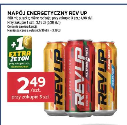 Napój energetyczny Rev Up +2 warianty