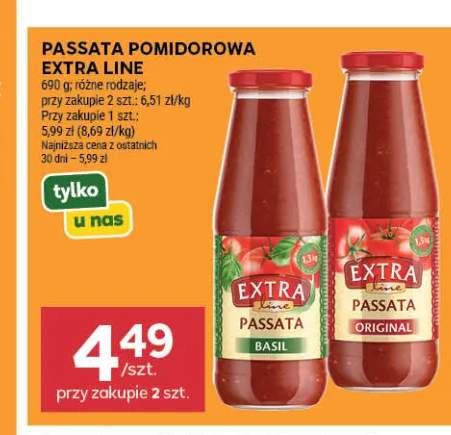Passata pomidorowa Extra Line