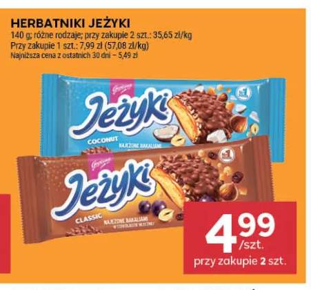 Herbatniki Jeżyki Classic +1 wariant