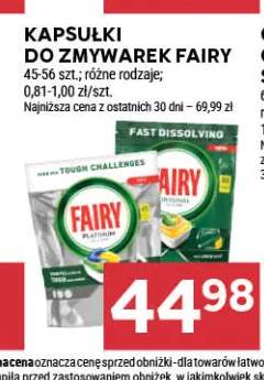 Kapsułki do zmywarek Fairy