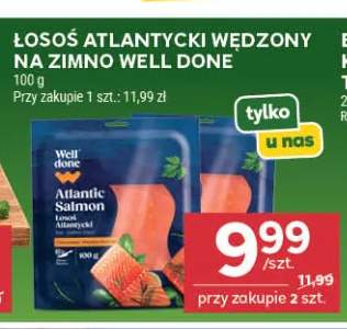 Łosoś atlantycki wędzony na zimno Well Done