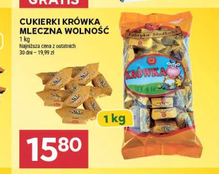 Cukierki krówka mleczna Wolność