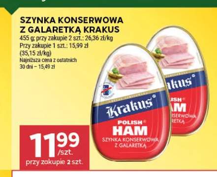 Szynka konserwowa z galaretką Krakus