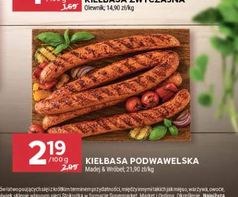 Kiełbasa podwawelska Madej & Wróbel