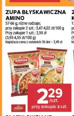 Zupa błyskawiczna Amino Pomidorowa +1 wariant