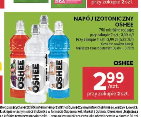 Napój izotoniczny Oshee