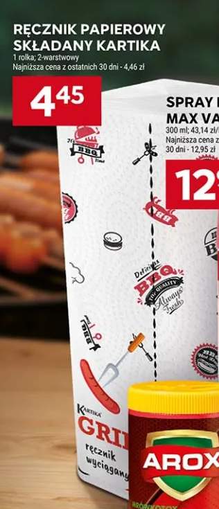 Ręcznik papierowy składany Kartika 1 rolka