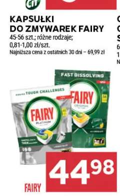 Kapsułki do zmywarek Fairy