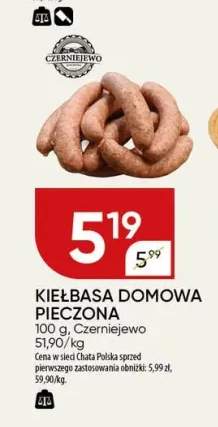 Kiełbasa domowa pieczona Czerniejewo