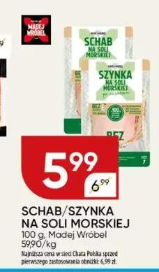 Schab na soli morskiej Madej Wróbel +1 wariant