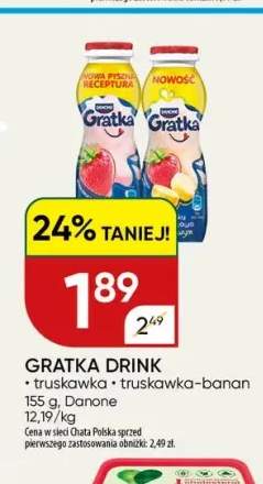 Napój Gratka Drink truskawka Danone +1 wariant