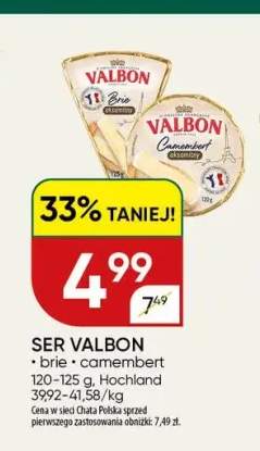 Ser brie Valbon +1 wariant