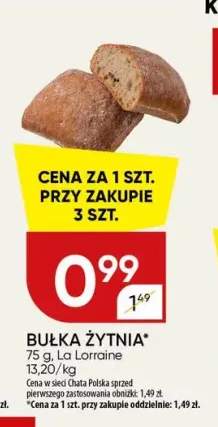 Bułka Żytnia La Lorraine