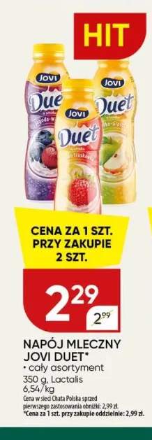 Napój mleczny Jovi Duet