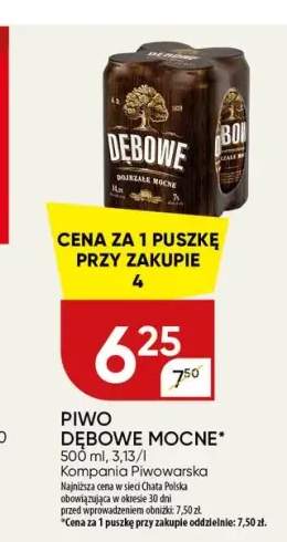 Piwo Dębowe Mocne