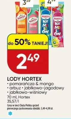 Lody pomarańcza & mango Hortex +3 warianty