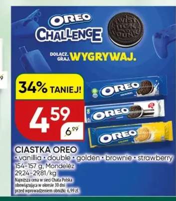 Ciastka Oreo vanillia +4 warianty