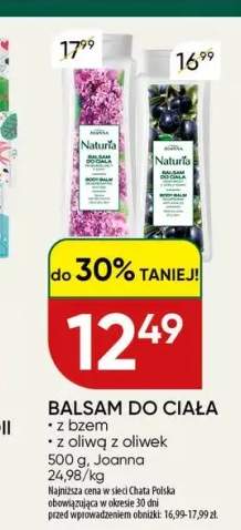Balsam do ciała Joanna z oliwą z oliwek +1 wariant
