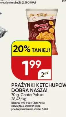 Prażynki ketchupowe Dobra Nasza!