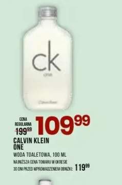 Woda toaletowa Calvin Klein One