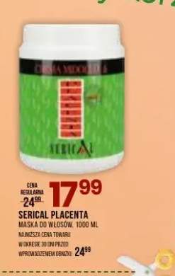 Maska do włosów Serical Placenta