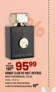 Woda perfumowana Armaf Club De Nuit Intense