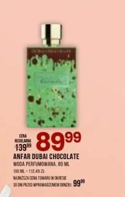 Woda perfumowana Anfar Dubai Chocolate