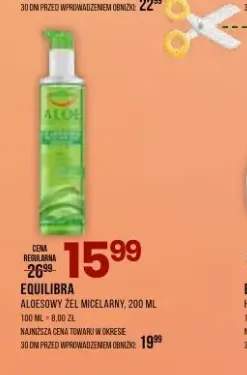 Żel micelarny aloesowy Equilibra