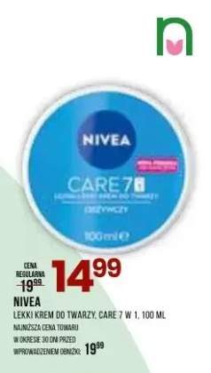 Lekki krem do twarzy Nivea Care 7 w 1