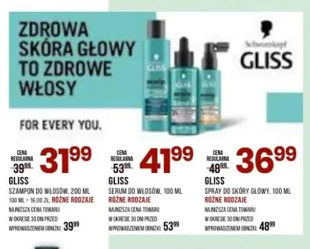 Szampon do włosów Gliss +2 warianty