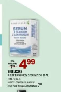 Olejek do włosów Bioelixire z czarnuszki