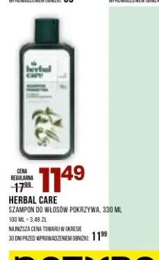 Szampon do włosów Herbal Care pokrzywa