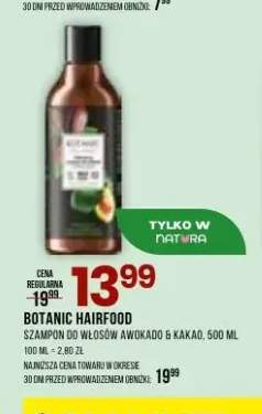 Szampon do włosów Botanic Hairfood awokado & kakao