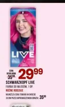 Farba do włosów Schwarzkopf Live