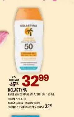 Emulsja do opalania Kolastyna SPF 50