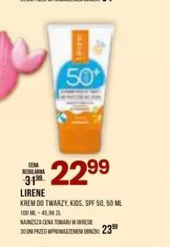 Krem do twarzy Kids Lirene SPF 50